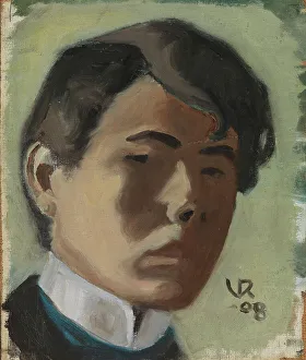Valle Rosenberg Prints: Self-Portrait, 1908. Creator: Valle Rosenberg