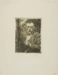 Self-Portrait 1911, 1911. Creator: Anders Leonard Zorn