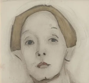 Schjerfbeck Collection: Self-Portrait, 1915. Creator: Schjerfbeck, Helene (1862-1946)