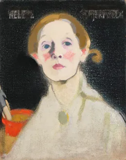 Self-Portrait, 1915. Creator: Schjerfbeck, Helene (1862-1946)