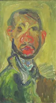 Self Portrait Prints: Self-Portrait, 1916. Creator: Chaim Soutine