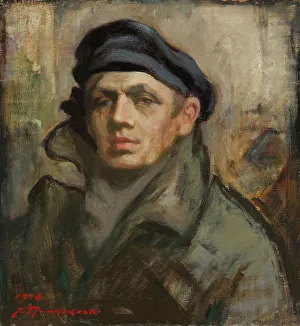 1916 Prints: Self Portrait, 1916. Creator: Jalmari Ruokokoski