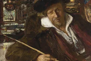 Self-Portrait, 1917. Artist: Repin, Ilya Yefimovich (1844-1930) Self-Portrait, 1917. Artist: Repin, Ilya Yefimovich (1844-1930)
