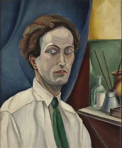 Self Portrait Prints: Self-portrait, 1917. Creator: Paresce, Renato (1886-1937)