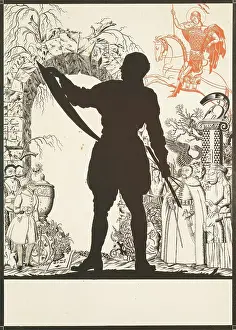 Self-portrait, 1919. Creator: Narbut, Georgi Ivanovich (1886-1920)