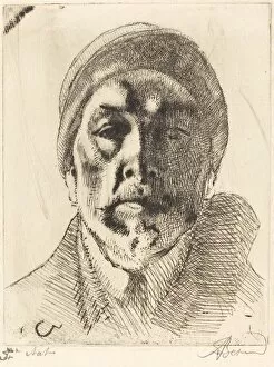 Printmaker Gallery: Self-Portrait, 1919. Creator: Paul Albert Besnard