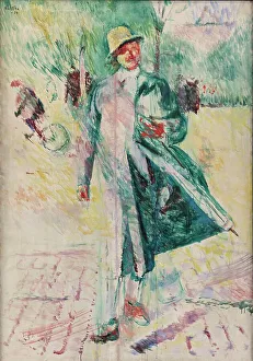 Self-Portrait, 1920. Creator: Ludvig Karsten