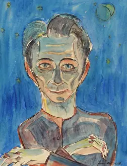 Self Portrait Prints: Self-portrait, 1921. Creator: Gramatte, Walter (1897-1929)