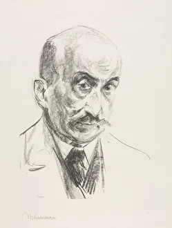 Max Liebermann Prints: Self-Portrait, 1921. Creator: Max Liebermann (German, 1847-1935)