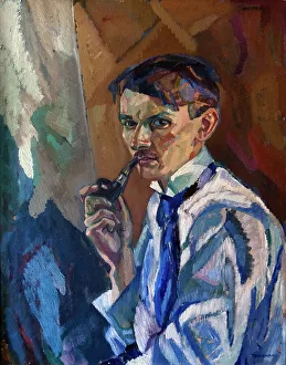 Self-portrait, 1922. Creator: Törneman; Axel (1880-1925)