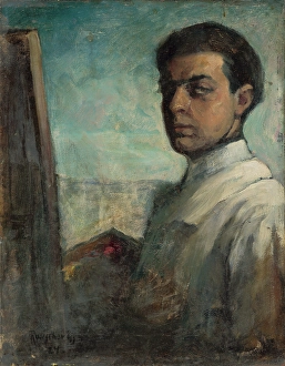 1924 Prints: Self-Portrait, 1924. Creator: Juraj Rauscher