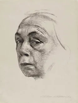 Kollwitz Prints: Self-portrait, 1924. Creator: Kollwitz, Käthe (1867-1945)