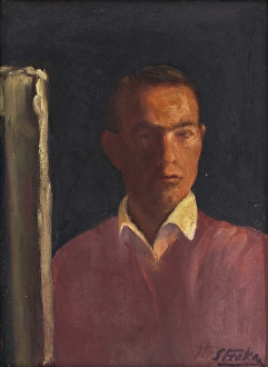 1925 Prints: Self-Portrait, around 1925. Creator: Stefan Straka