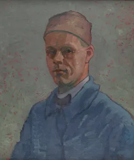 Lindforss Anton Prints: Self-Portrait, 1933. Creator: Anton Lindforss