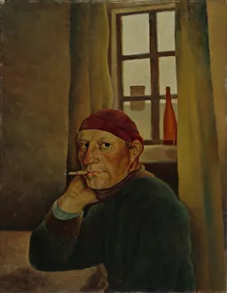 1933 Gallery: Self-Portrait, 1933. Creator: Lampi, Vilho (1898-1936)