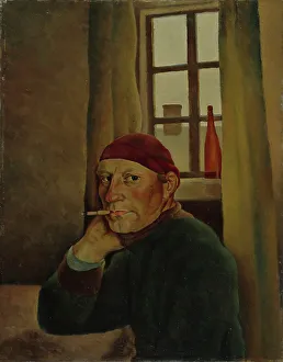 Jumper Prints: Self-Portrait, 1933. Creator: Vilho Lampi
