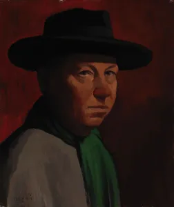 Self-Portrait, 1936. Creator: Paavo Leinonen