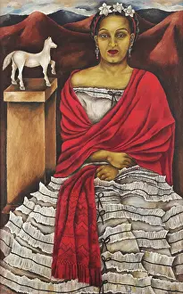 Surrealism Prints: Self-portrait, 1940. Creator: Izquierdo, Maria (1902-1955)