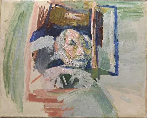 Larsen Stevns Niels Prints: Self-Portrait, 1941. Creator: Niels Larsen Stevns
