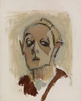 Schjerfbeck Collection: Self-Portrait, 1945. Creator: Schjerfbeck, Helene (1862-1946)