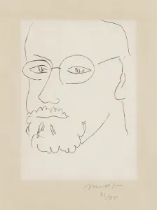 Self-portrait, 1949. Creator: Henri Matisse