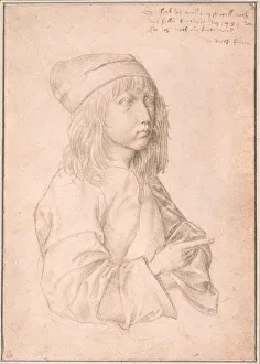 Albertina Prints: Self-portrait at the age of thirteen, 1484