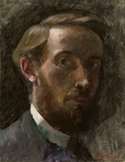 Thoughtful Gallery: Self-Portrait, Aged 21, 1889. Creator: Edouard Vuillard