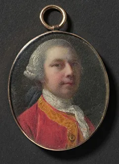 Self-portrait of the artist, 1763. Creator: Nathaniel Hone