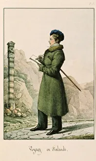 Montferrand Prints: Self-portrait. Artist: Montferrand, Auguste, de (1786-1858)