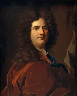 Hyacinthe Rigaud Gallery: Self-Portrait. Artist: Rigaud, Hyacinthe Francois Honore (1659-1743)
