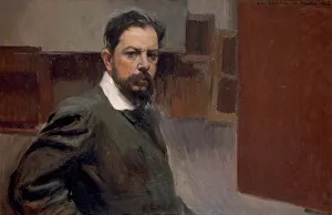 Self-Portrait. Artist: Sorolla y Bastida, Joaquin (1863-1923)