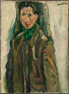 Chaim 1893 1943 Prints: Self-Portrait. Artist: Soutine, Chaim (1893-1943)
