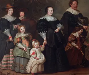 Class Prints: Self-Portrait of the Artist with his Wife Suzanne Cock and their Children