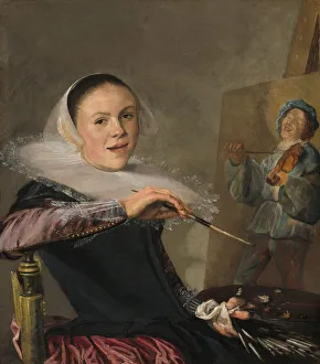 Judith Gallery: Self-Portrait, c. 1630. Creator: Judith Leyster