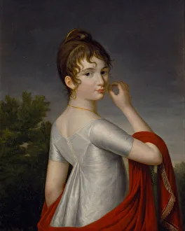Self-Portrait, c. 1810. Creator: Dolgorukova (Saltykova), Yekaterina Vasilyevna (1791-1863)