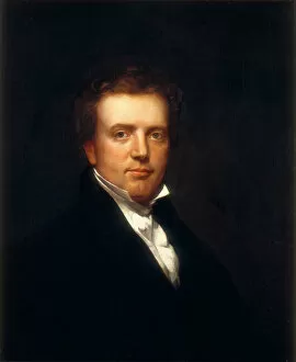 Charles Harding Gallery: Self-Portrait, c. 1825. Creator: Chester Harding