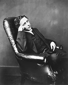 Dodgson Prints: Self-Portrait, c. 1875. Creator: Carroll, Lewis, (Charles Lutwidge Dodgson) (1832-1898)