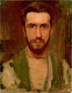 De Stijl Prints: Self-portrait, c. 1900. Creator: Mondrian, Piet (1872-1944)