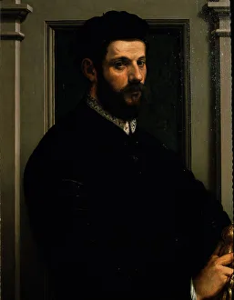 Self-portrait, c1540-1545. Creator: Salviati (Rossi); Francesco (1510-1563)