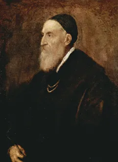 Elder Prints: Self-portrait, c1567. Artist: Titian