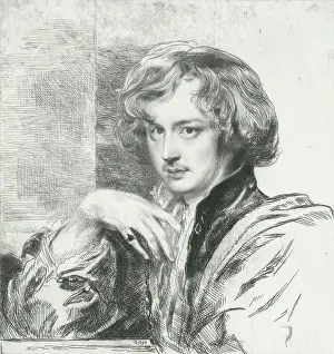 Andrew Prints: Self Portrait, (c1620), c1820s. Creator: Andrew Geddes