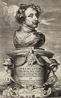 Dyke Sir Anthony Van Prints: Self-Portrait, c1630s. Creator: Anthony van Dyck