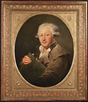 Peder Adolf Hall Prints: Self portrait, c1780 Creator: Peter Adolf Hall