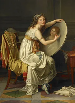 Musee Des Beaux Arts Prints: Self-portrait, c1799. Creator: Romany (Romanée); Adèle (1769-1846)