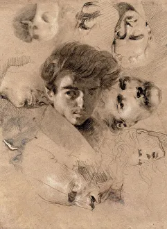 Colin Prints: Self-portrait, c1819. Creator: Colin, Alexandre-Marie (1798-1875)