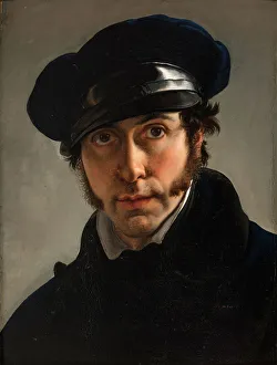 Hayez Prints: Self-Portrait, c1822