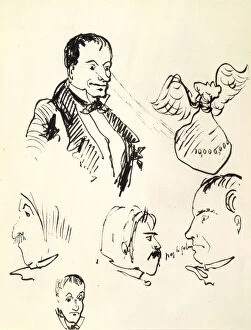 Images Dated 22nd August 2005: Self-portrait, c1850-1867. Artist: Charles Pierre Baudelaire