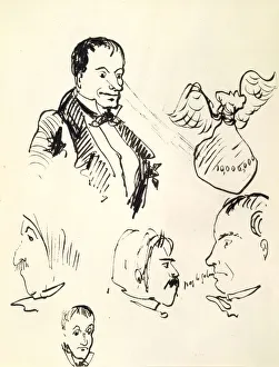 Seriousness Prints: Self-portrait, c1850-1867. Artist: Charles Pierre Baudelaire