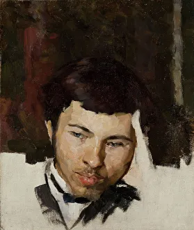 Self-portrait, c1880. Creator: Serov; Valentin Alexandrovich (1865-1911)
