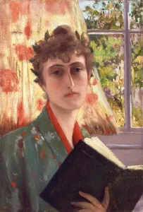 Self Portrait Prints: Self-portrait, c1885. Creator: Singer; Winnaretta (1865-1943)